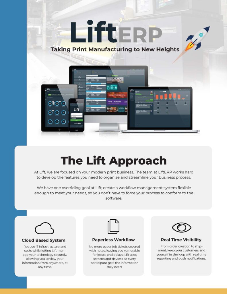 Lift ERP brochure cover