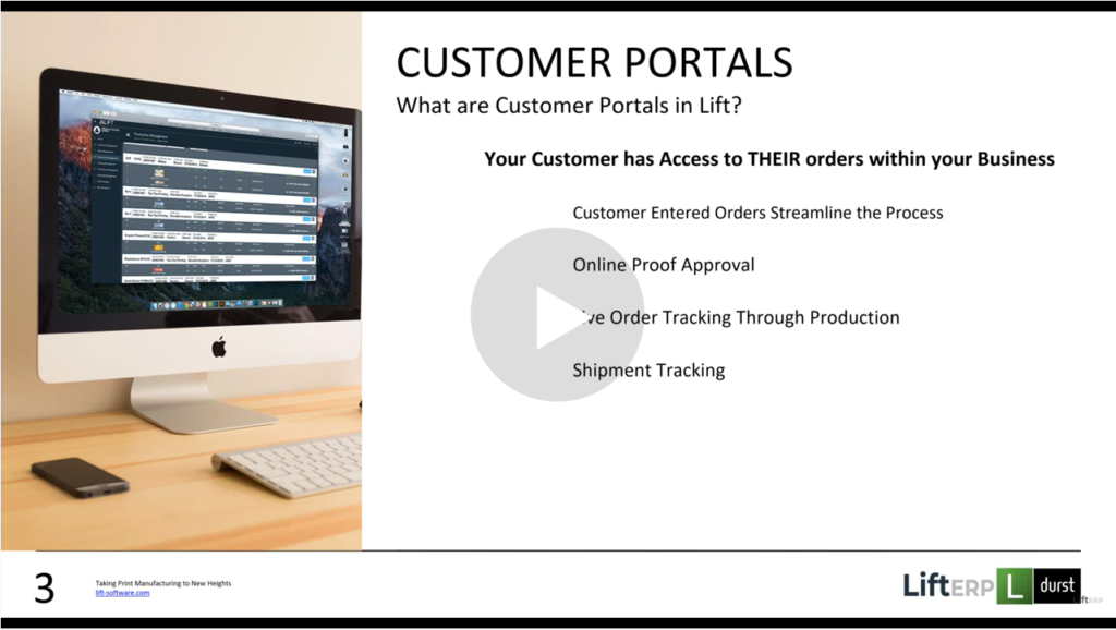 Lift ERP Customer Portals Webinar