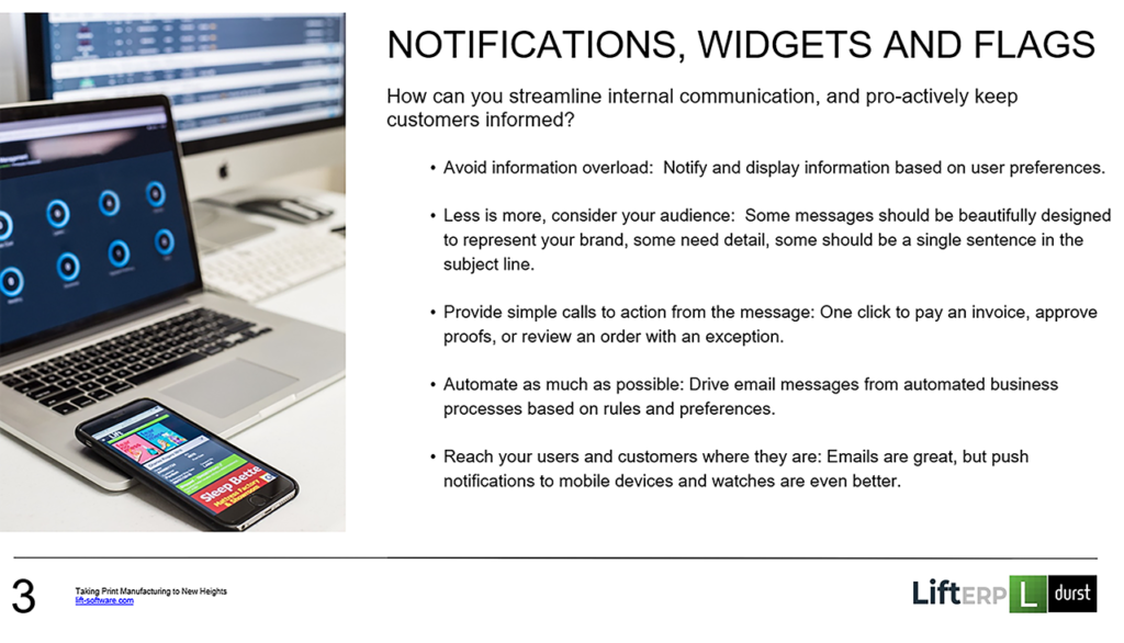 Notifications, Widgets and Flags
Made Easy with LIFT ERP Webinar